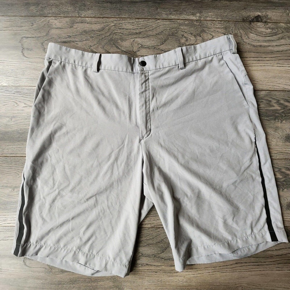 Nike Dri Fit Golf Shorts Men's Size 40 Grey Shorts Tour Performance